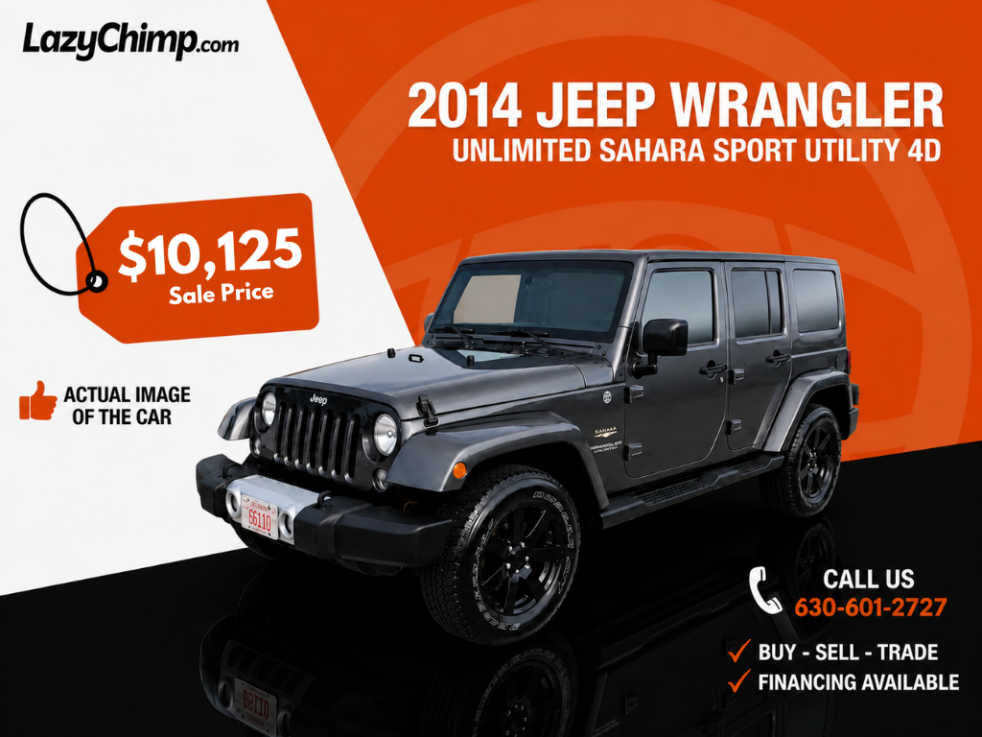 2014 Jeep Wrangler Unlimited Sahara Sport Utility 4D