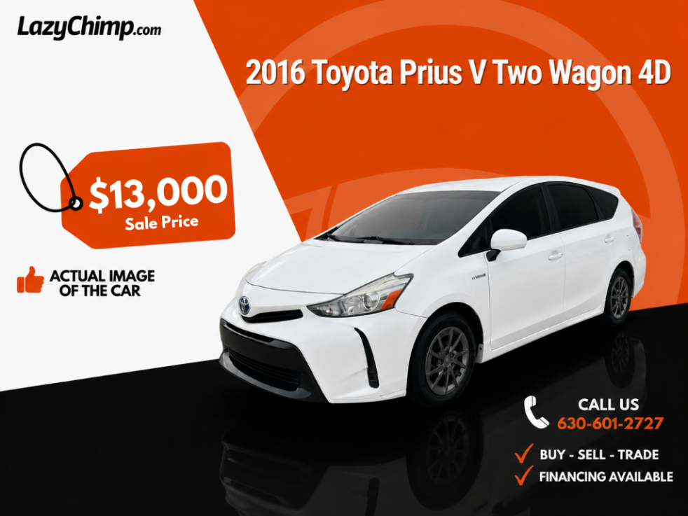 2016 Toyota Prius V Two Wagon 4D